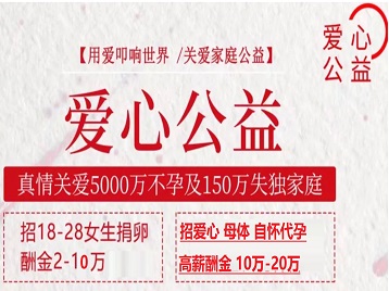 泸州捐卵助孕生子 爱心志愿者招募